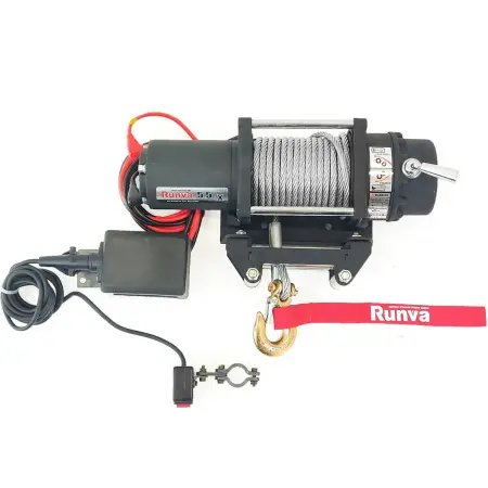Vinshøj Runva 2500kg 5500lbs stålwire - ATV spil - 6438471002836 - 0