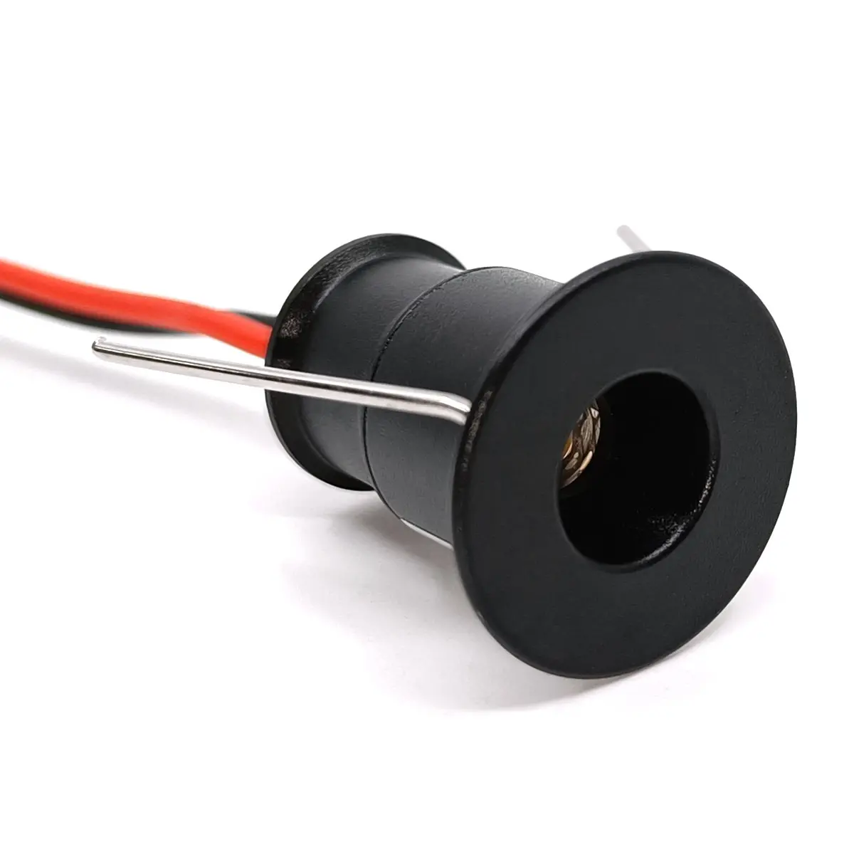 LED spotlight för bastu 100lm 30° svart - GU4-5.3 og speciallamper - 6438471018523 - 0