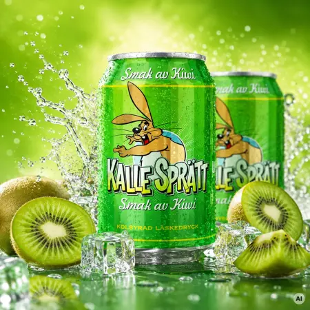Kalle Sprätt Kiwi 24×330ml - Läsk och kolsyrade drycker - 7393714365545 - 1
