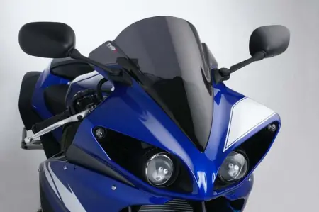Motorcykelns vindruta Puig Yamaha R1 09-14 Dark Smoke - Vindskydd och visir till motorcykel - 4935000000704 - 0