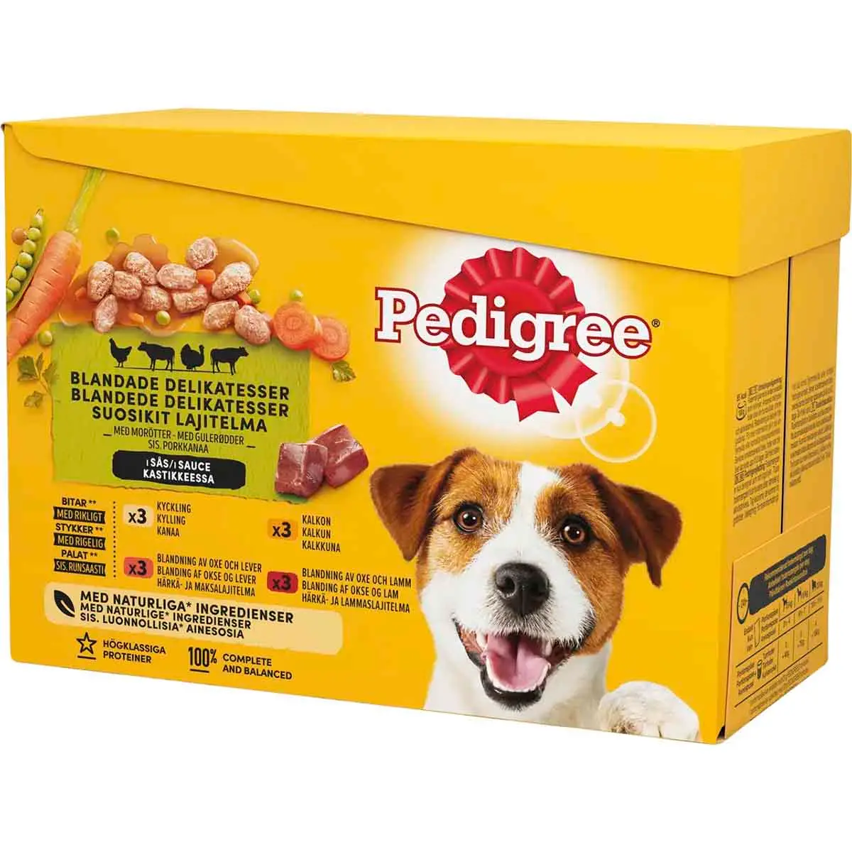 Pedigree Favoriter i Sås 12x100g - Våtfoder för hundar - 5900951134876 - 0