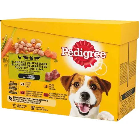 Pedigree Favoriter i Sås 12x100g - Våtfoder för hundar - 5900951134876 - 0
