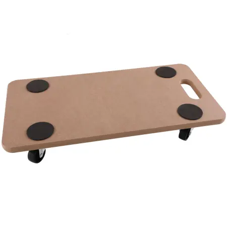 ÖVERFÖRINGSPLATTA MED HJUL MAX 200kg 58x30cm - Transportplattor och flyttvagnar - 6410412719119 - 0