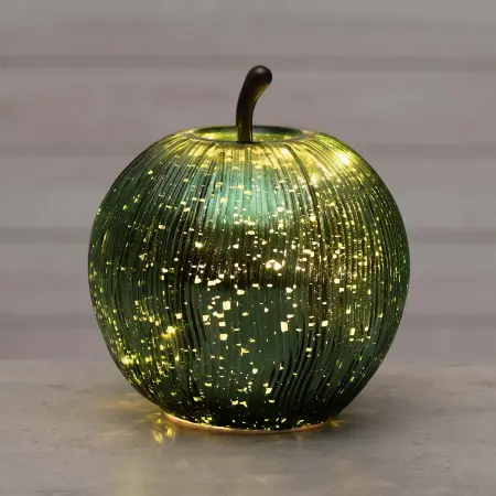 Lasiomena med LED-lampor grön - Dekorationsföremål - 6410416521343 - 1