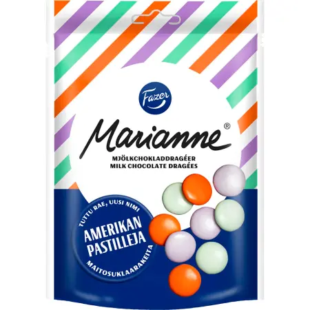 Marianne Mælkesjokolade med chokoladestykker 150g - Slikposer - 6416453040526 - 0