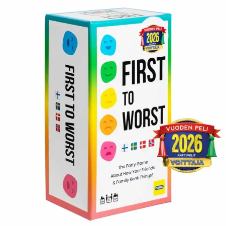 First to Worst Peliko samarbejdsspil - Puslespil og brætspil - 6416550862861 - 0