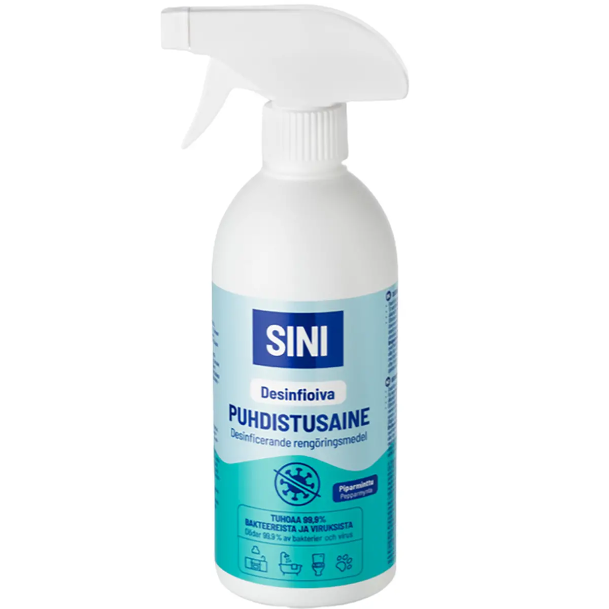 Sini desinficerande rengöringsmedel pepparmynta 500ml - WC-rengöring och badrumsrengöring - 6423800070587 - 0