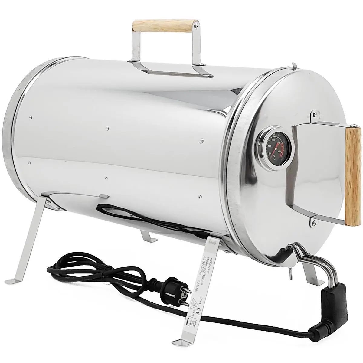 Elektrisk rökare Big 1250W Hornet dubbel - Elrök och gasolrök - 6438168094786 - 0