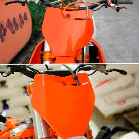 Nummerplåt Orange KTM 125-450 - Kåpor till moped och cross - 6438471283600 - 1