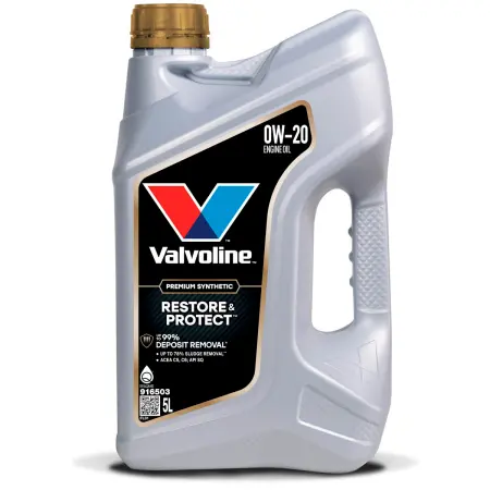 Valvoline Restore & Protect 0W-20 5L - Motorolier til biler - 8710941031767 - 0