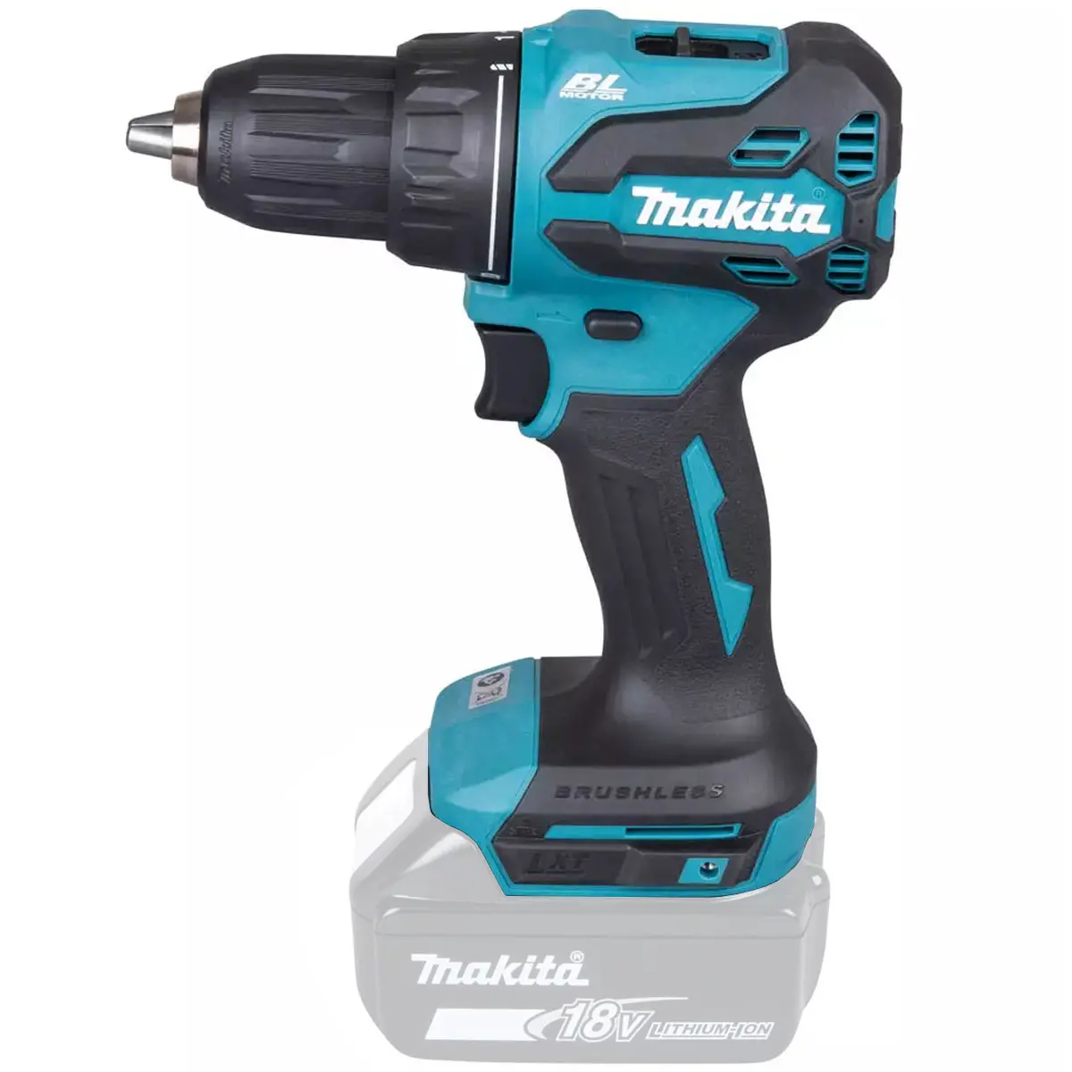 Makita Sladdlös Borrmaskin 18V DDF490Z utan batteri och laddare - Batteridrivna borrmaskiner och skruvdragare - 197050009845 - 0