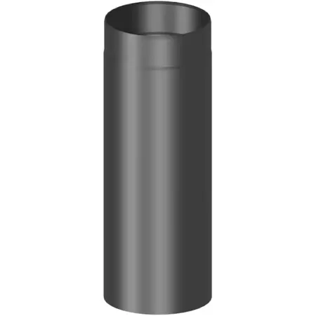 Sort Jeremias skorsten 50 cm 115 mm - Skorstenstilbehør og trækforbedringsmidler - 5900856644487 - 0