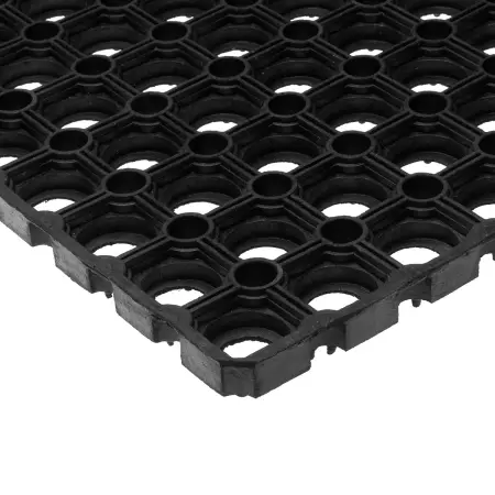 Gummimåtte Sand 80x120 cm 22 mm - Dørmåtter og tæpper - 6410416381466 - 1