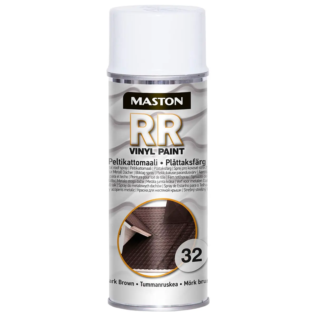Maston sprayfärg RR 32 brun 400ml - Sprayfärg och lack - 6412494100328 - 0