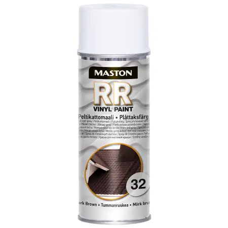 Spraymaling RR 32 mørkebrun 400ml - Spraymaling og lak - 6412494100328 - 0