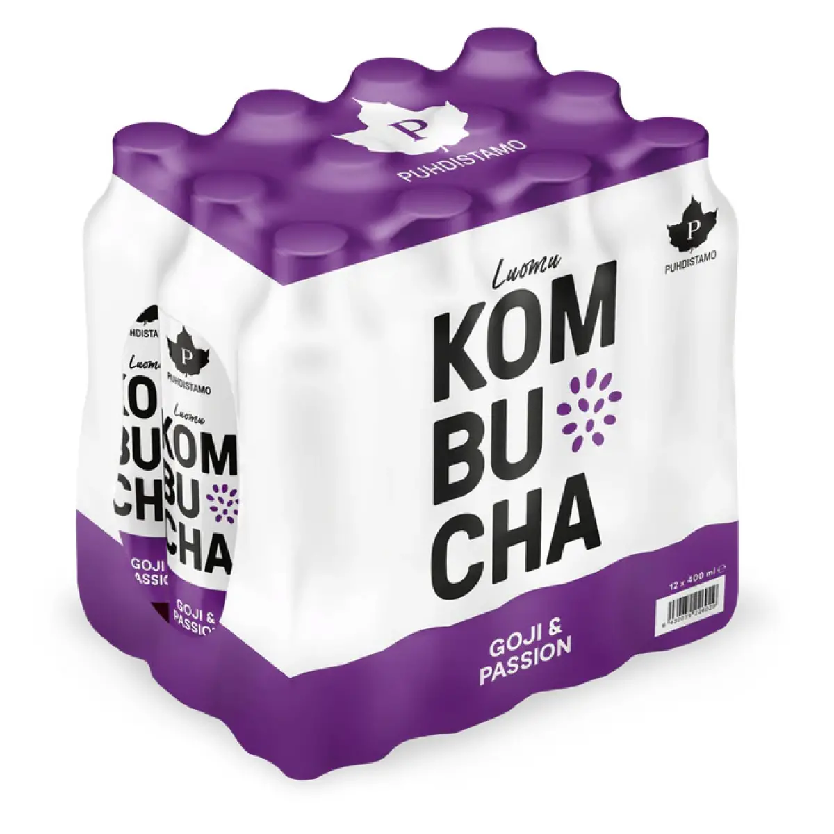 Kombucha Goji&Passion øko 12 x 400ml - Soda - 6430039226029 - 0