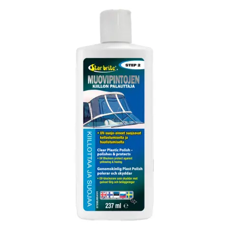 Plastic Polish Restorer 237ml - Reparationskit och glasfiber för båtar - 071247873115 - 0