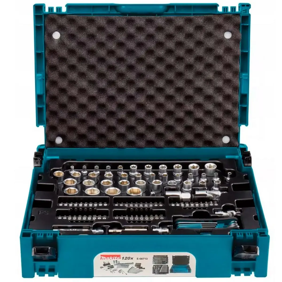 Makita verktyg och tillbehör set 120 delar - Verktygssatser och hylssatser - 088381576727 - 0