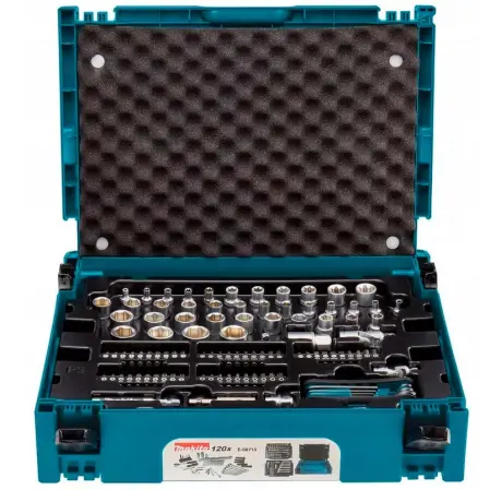 Makita verktyg och tillbehör set 120 delar - Verktygssatser och hylssatser - 088381576727 - 0