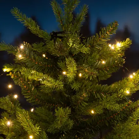 Julgransbelysning med ring 200led varmvit - Julgransbelysning - 6410416092522 - 1