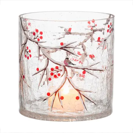 Lysende Lygte Bogfinke 15cm - Lanterne - 6410416391519 - 1