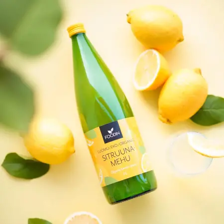 Citronjuice 1000ml økologisk Foodin - Delikatesser og drikkevarer - 6430055211801 - 1