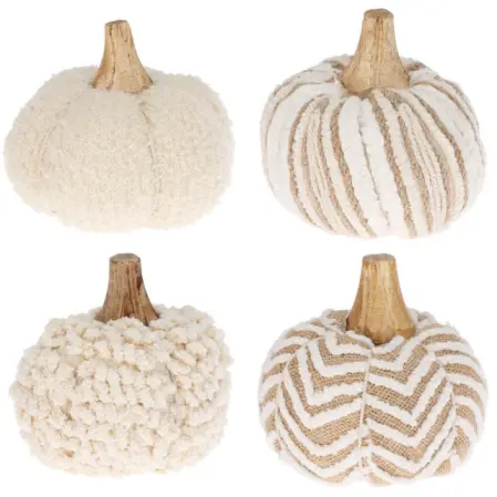 Græskar pynt 11 cm assorteret - Ornamenter - 8721037128131 - 0