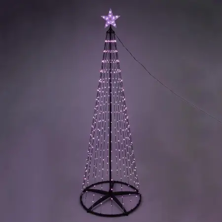 Ljusgran 300cm 550 led RGB svart - Julgranar - 8721037148894 - 1