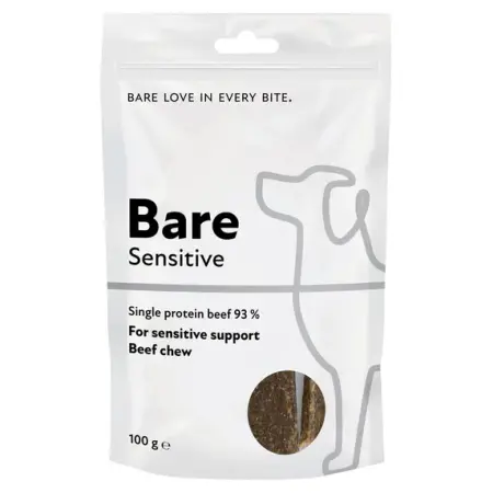 Bare Sensitive nötkrossben 100 g - Tuggben, tuggpinnar och tuggrullar för hund - 5700551173561 - 0