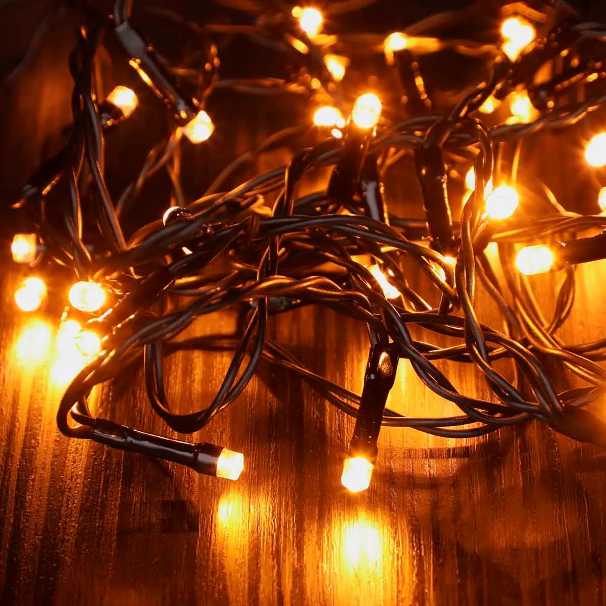 Lyskæde 80 led Amber 8m - Lyssæt og lysbånd - 6410416388175 - 0