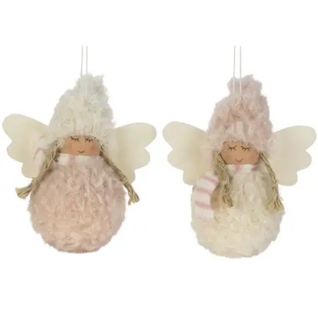 Weiste juletræspynt Engel 8 cm - juletræspynt - 6412740109020 - 0