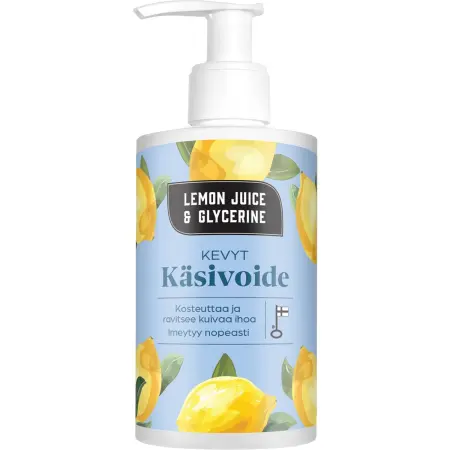 Let håndcreme LJG pumpeflaske 250ml - Manicure og pedicure - 6414400244355 - 0