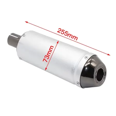 Lyd dæmper 28mm universalmodel - Motocross udstødningsrør - 6438471336948 - 1