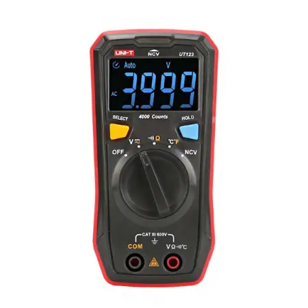 Multimeter UT123 UNI-T. - Elmålere og spændingstestere - 6935750511237 - 0