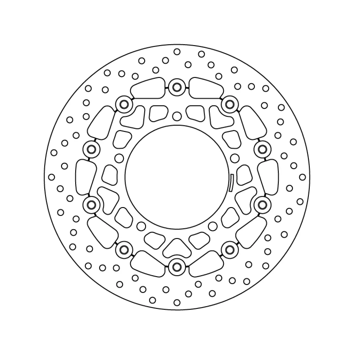 Bromsskiva till motorcykel Brembo Serie Oro svävande Suzuki GSF, GSR, GSX, DL - Bromsskivor till motorcykel - 8020584622650 - 0