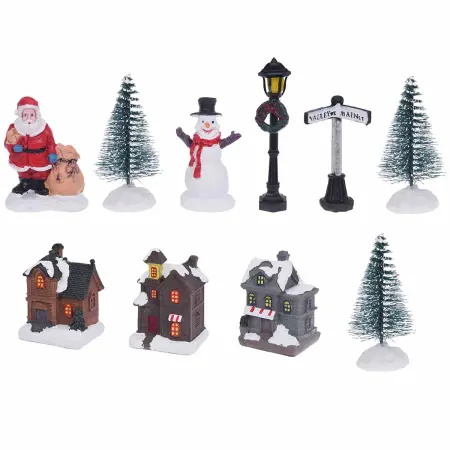 Dekoration med belysning Jullandskap Xmas - Ljusdekorationer för bord - 8719987543906 - 0