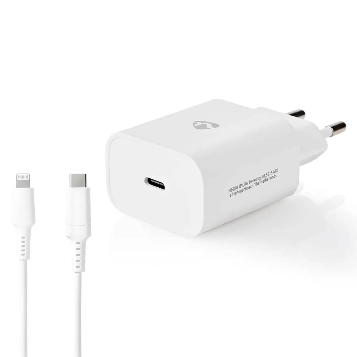 Vægoplader hurtig 3.0A / 1.67A / 2.22A 1m - Apple kabler og opladere - 5412810334667 - 0