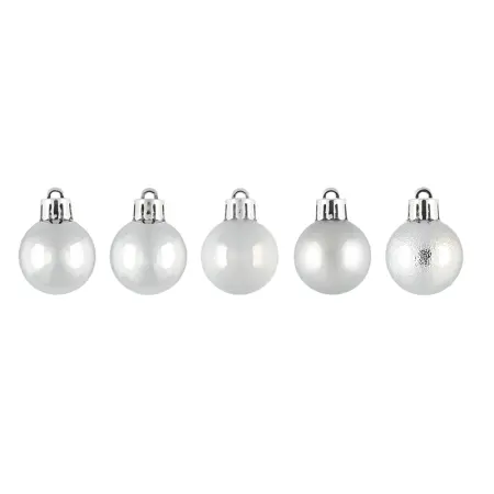 Julgranskulor 3cm 30st silver - Julgransdekorationer - 6410416370552 - 0