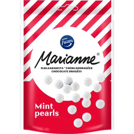 Marianne Mint Chokolade Chokoladeperler 150g - Slikposer - 6416453040540 - 0
