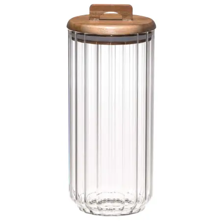 Lasglas Ripple med låg 1,4 L - Opbevaringsbeholder - 6410416291062 - 0