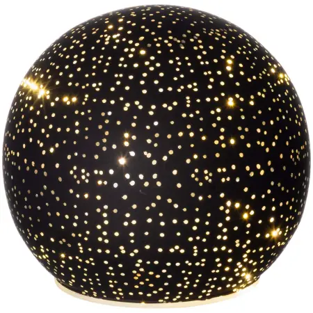 Dekorationsglaskula 3D Stjärnmönster 12 cm - Dekorationsföremål - 6410416482781 - 0