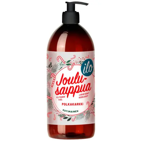 Handtvål Ilo Polkagris 500ml - Jultvålar - 6419642350406 - 0