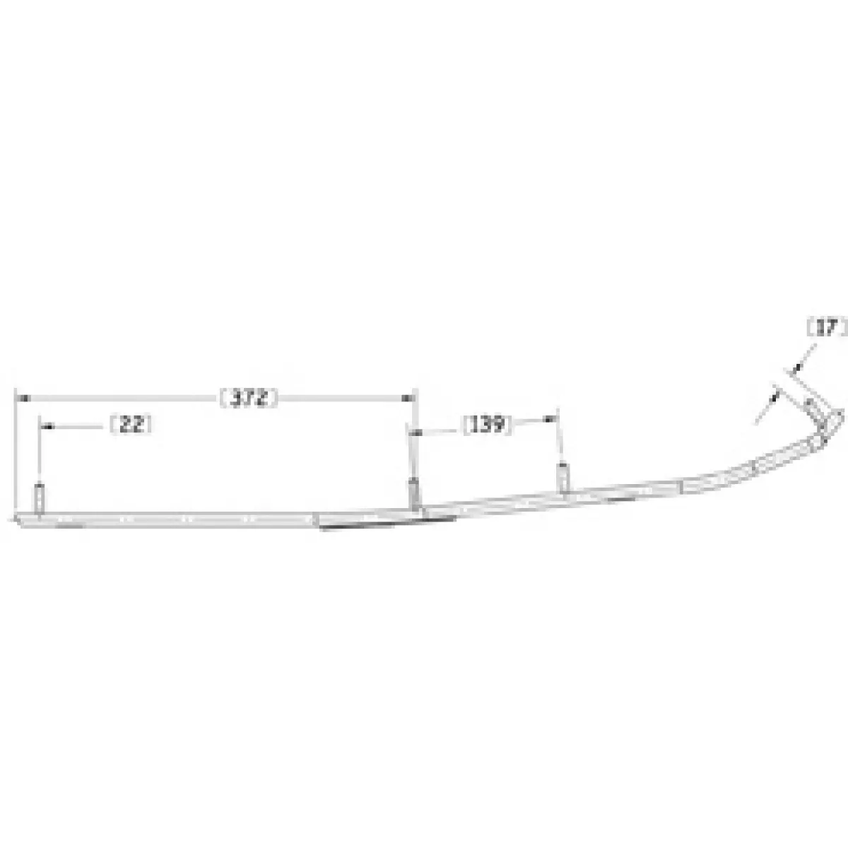 Ohjausrauta pari 4" Sno-X Ripper -  - 6438235113891 - 0