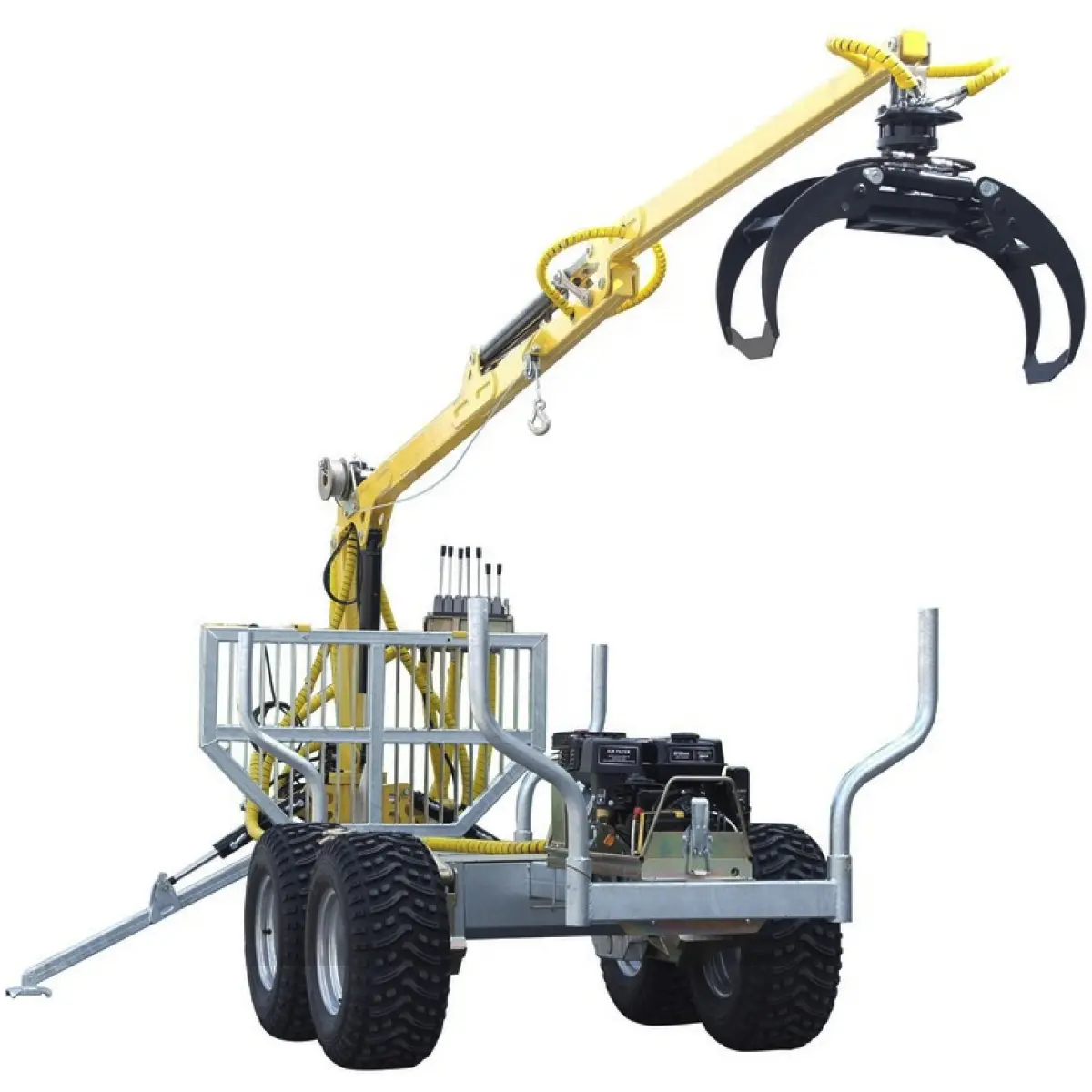 Timbervagn för ATV 1500kg 450-II hydraulisk - Släp och timmervagnar för ATV - 6438471353181 - 0