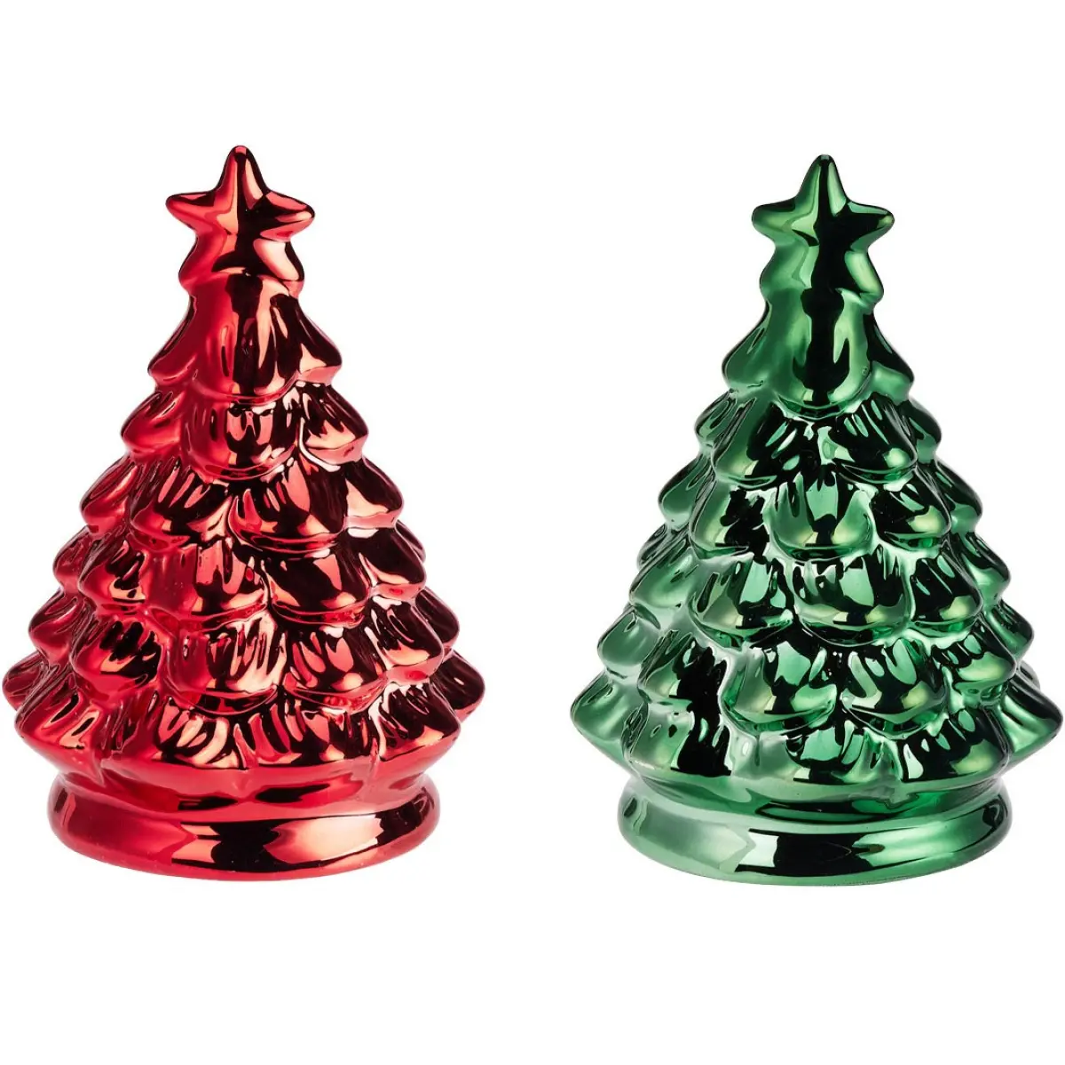 Julepynt gran 12 cm assorteret - julepynt - 8721037686259 - 0