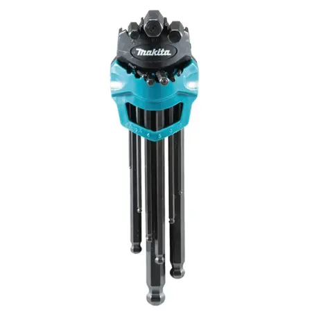 Makita Sexkantssats 9-delar 1,5-10 mm - Verktygssatser och hylssatser - 088381537834 - 0