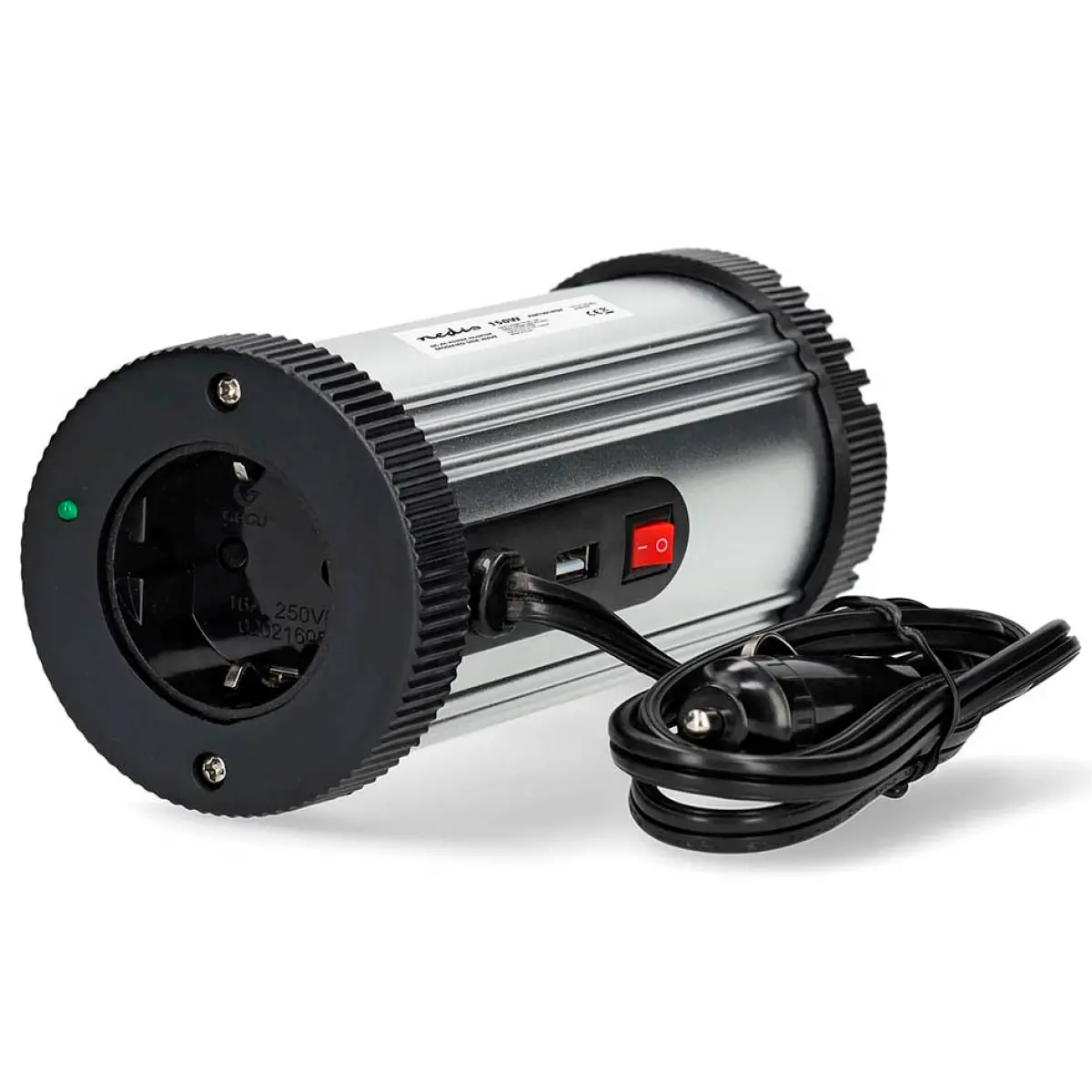 Inverter 150W 12V -> 230V Nedis - Bil inverter - 5412810449088 - 0