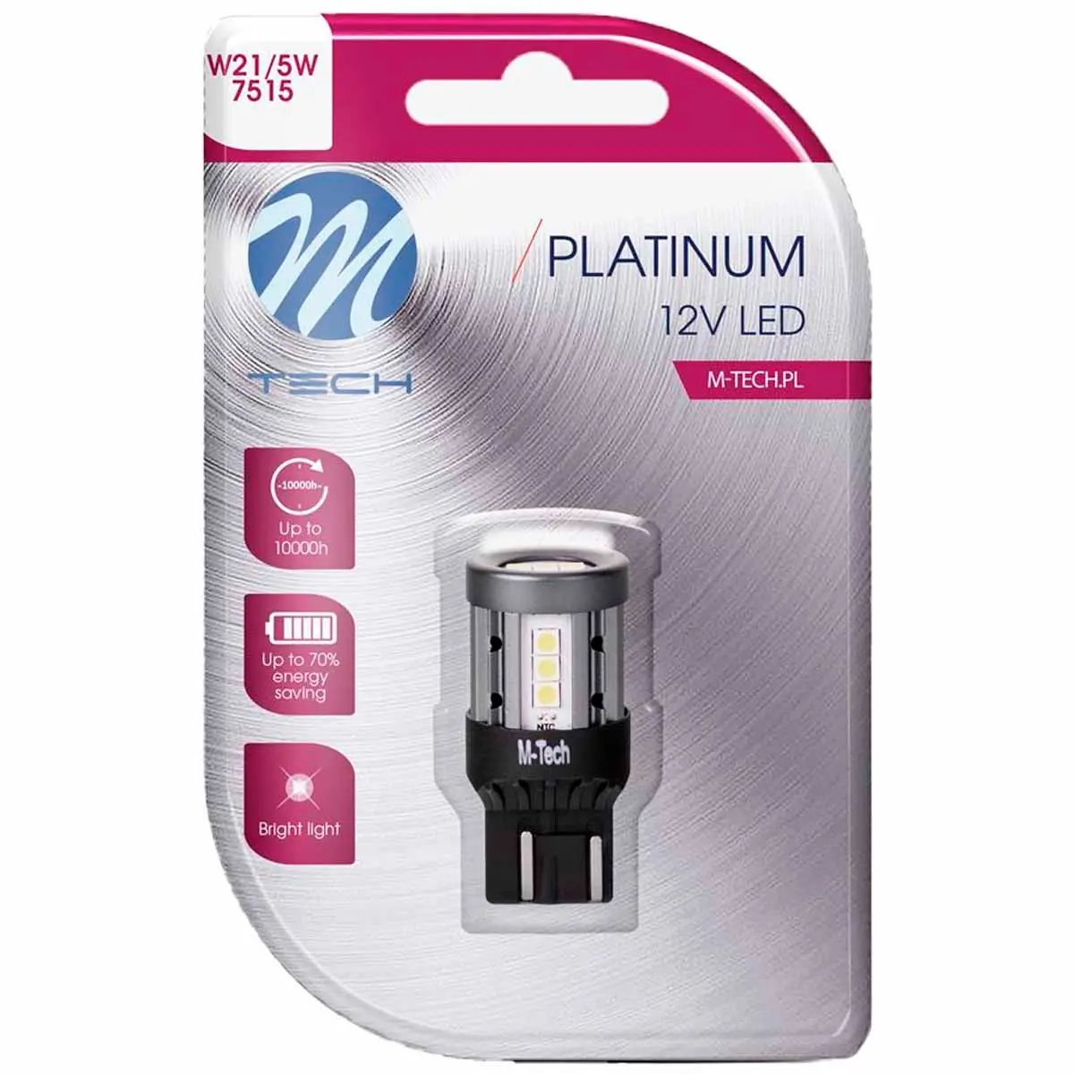 LED-pære Platinum T20 7443 W21/5W 12 - LED-lys og LED-sæt - 5901508557377 - 0