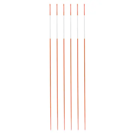 Snöpinne glasfiber 8mm 150cm 6st - Stängselnät och hundstängsel - 6410416006604 - 0