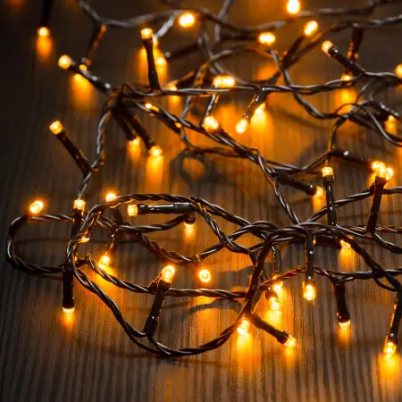 Ljusslinga 600 LED Amber 40 m - Ljusslingor och ljuslister - 6410416424323 - 0